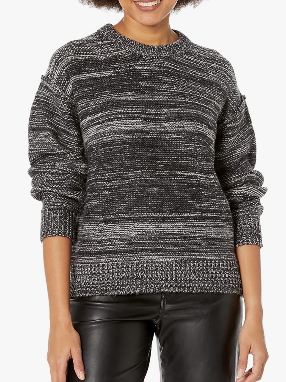 UGG “Avianna” women’s Black & Gray Crewneck Sweater S